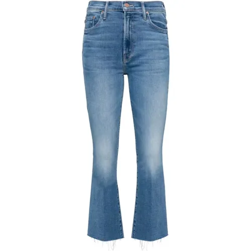 High-Waist Bootcut Fray Jeans , Damen, Größe: W25 - Mother - Modalova