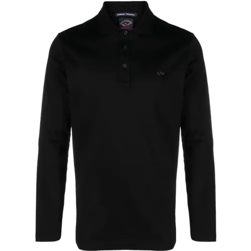 Casual Long Sleeve Polo Shirt in , male, Sizes: 3XL, M - PAUL & SHARK - Modalova