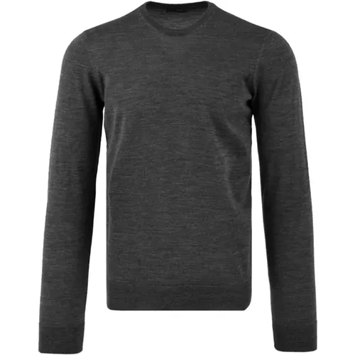 Grey Sweaters for Men , male, Sizes: S, 3XL, XL, 2XL, M, L - Drumohr - Modalova