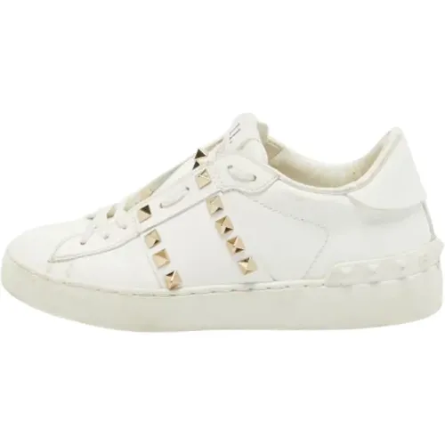 Pre-owned Leather sneakers , female, Sizes: 2 1/2 UK - Valentino Vintage - Modalova