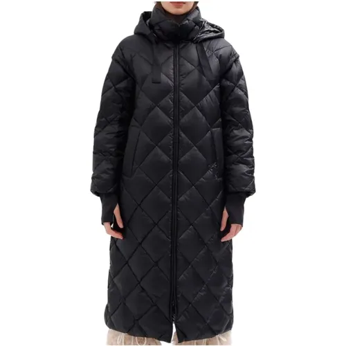 Monochrome Abruzzo Quilted Puffer Coat , female, Sizes: XS, S - Marella - Modalova