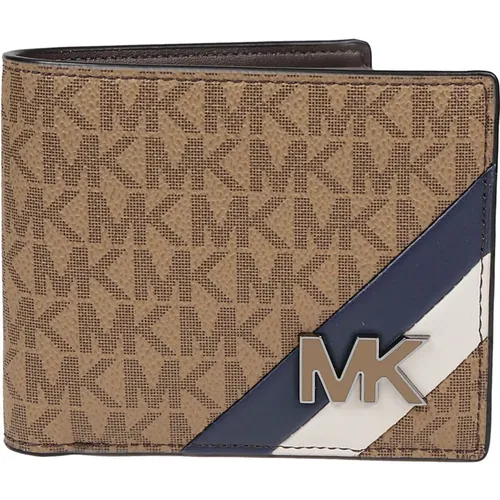 Navy Billfold Wallet , male, Sizes: ONE SIZE - Michael Kors - Modalova