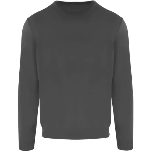 Grauer Wollrollkragenpullover Herren , Herren, Größe: XL - Malo - Modalova