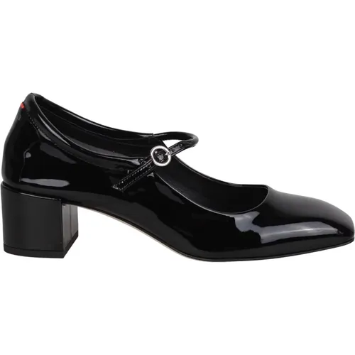 Leather Mary-Jane Pumps with Buckled Closure , female, Sizes: 6 UK, 4 UK, 5 UK, 3 UK - aeyde - Modalova