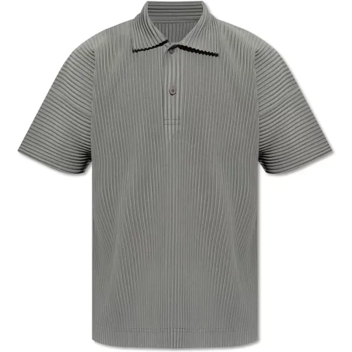 Gefaltete Polo , Herren, Größe: XL - Issey Miyake - Modalova