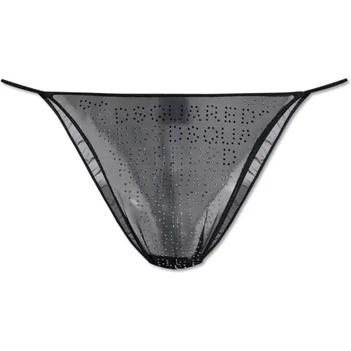 Panties with decorative finishing. , female, Sizes: XL, 2XL, L, M - Dsquared2 - Modalova