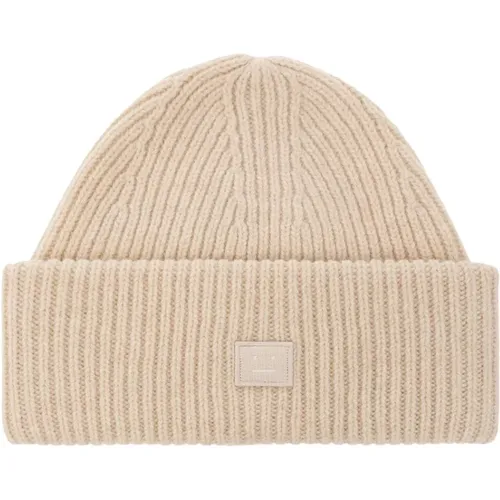 Beanie mit Logo , unisex, Größe: ONE Size - Acne Studios - Modalova