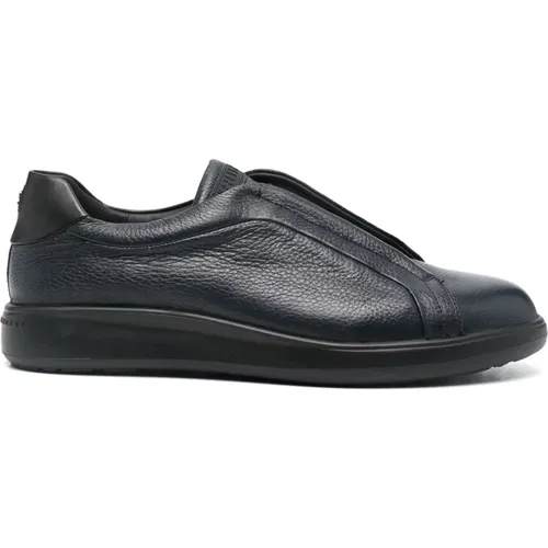 Italian Leather Sneakers with Rubber Sole , male, Sizes: 7 UK, 8 UK, 9 UK, 8 1/2 UK - Fratelli Rossetti - Modalova