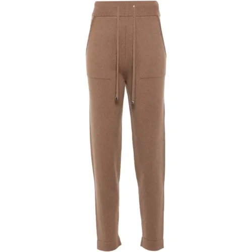 Camel Wool Trousers , female, Sizes: S - Max Mara - Modalova