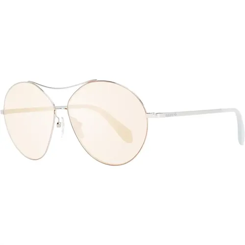 Goldene Runde Verspiegelte Sonnenbrille - Adidas - Modalova