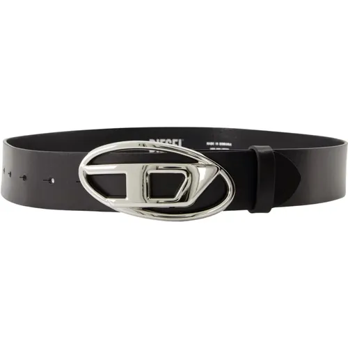 B-1d W Leather Belt , unisex, Sizes: 75 CM, 90 CM, 80 CM, 85 CM, 95 CM - Diesel - Modalova