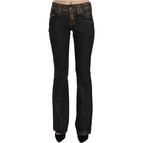 Ausgestellte Jeans mit Schmeichelnder Taille in Schwarz , Damen, Größe: W24 - John Galliano - Modalova
