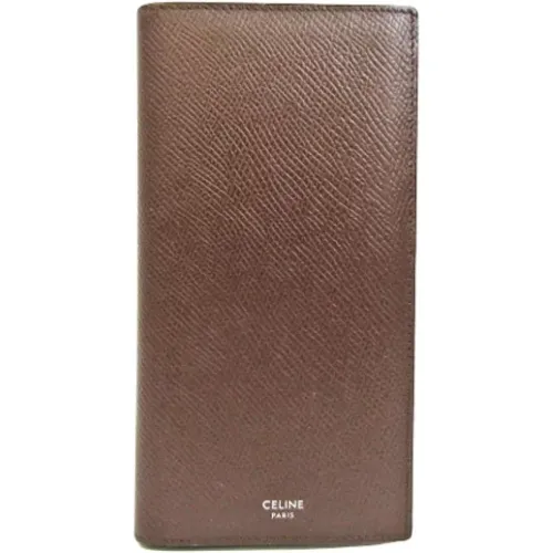 Pre-owned Leather wallets , female, Sizes: ONE SIZE - Celine Vintage - Modalova