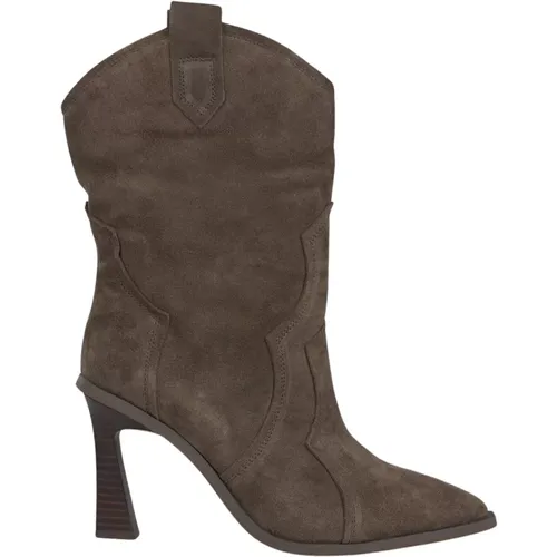Cowboy Style Pointed Toe Boots , female, Sizes: 8 UK, 7 UK, 6 UK - Alma en Pena - Modalova