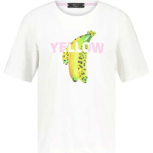 T-Shirt mit Print , Damen, Größe: 2XL - Marc Cain - Modalova