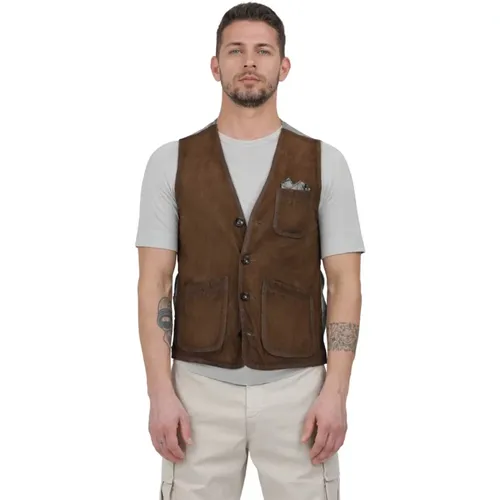 Vests , male, Sizes: XL, M, L - The Jack Leathers - Modalova