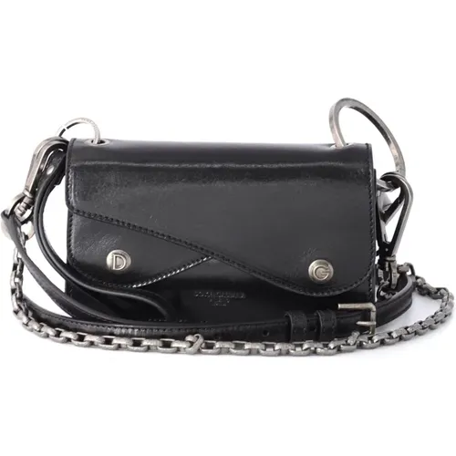 Men`s Small Leather Bag, 19x11.5x4 cm, 2 Handles , male, Sizes: ONE SIZE - Dolce & Gabbana - Modalova