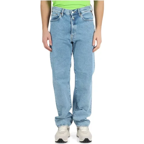 Straight Fit Fünf Taschen Jeans , Herren, Größe: W33 - Replay - Modalova