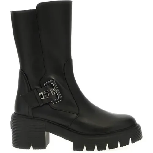 Raffia Leather Boots , female, Sizes: 6 1/2 UK, 3 1/2 UK, 4 1/2 UK, 4 UK, 3 UK - Stuart Weitzman - Modalova