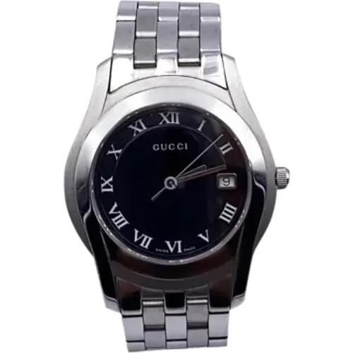 Pre-owned Stainless Steel watches , female, Sizes: ONE SIZE - Gucci Vintage - Modalova