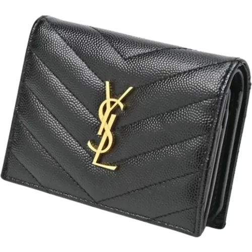 Pre-owned Leather wallets , female, Sizes: ONE SIZE - Yves Saint Laurent Vintage - Modalova