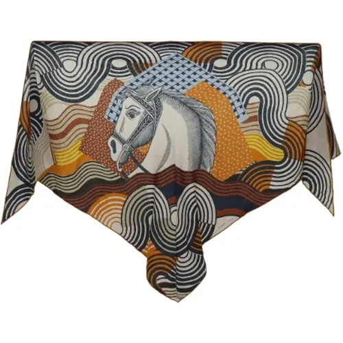 Pre-owned Silk scarves , female, Sizes: ONE SIZE - Hermès Vintage - Modalova