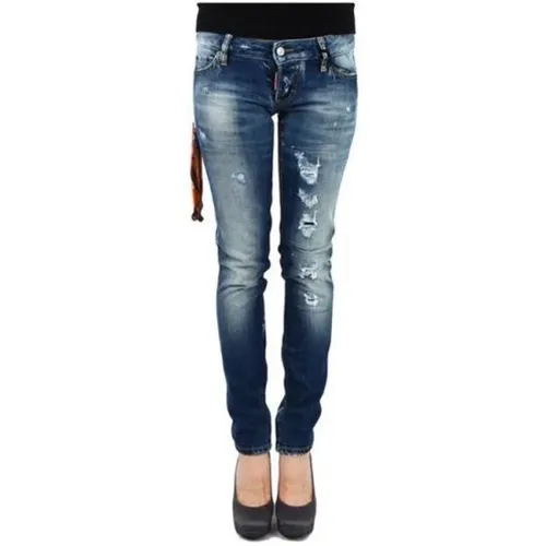 Stilvolles Upgrade: 470 Skinny Jeans , Damen, Größe: M - Dsquared2 - Modalova