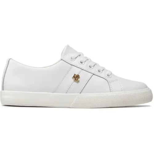 Weiße Sneakers für Frauen , Damen, Größe: 39 EU - Ralph Lauren - Modalova
