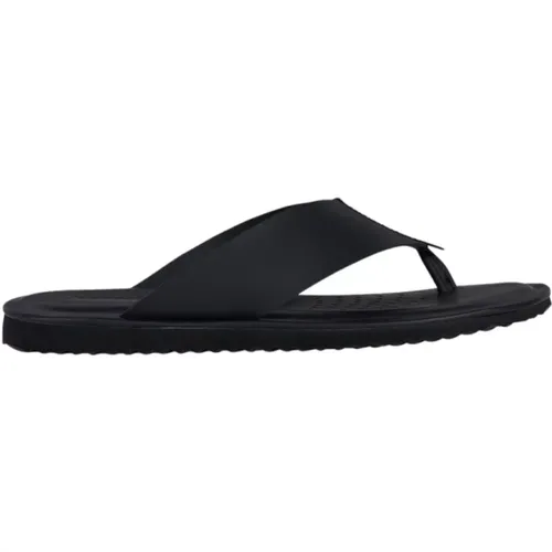 Stylische Flip-Flops , Herren, Größe: 41 EU - Geox - Modalova