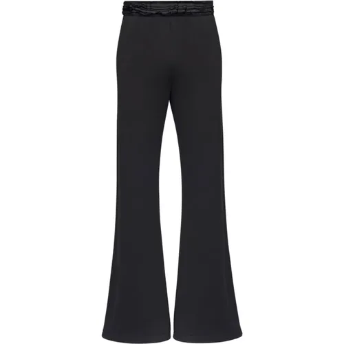 Schwarze Hose Stilvoll Modisch - MM6 Maison Margiela - Modalova