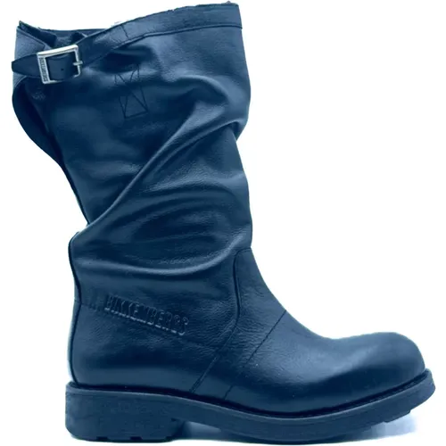 Schwarze Stiefel Modell 22120 Kollektion , Damen, Größe: 37 EU - Bikkembergs - Modalova