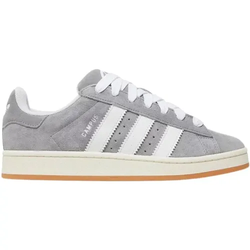 Stilvolle Damensneaker Grau/Weiß , Damen, Größe: 44 EU - Adidas - Modalova