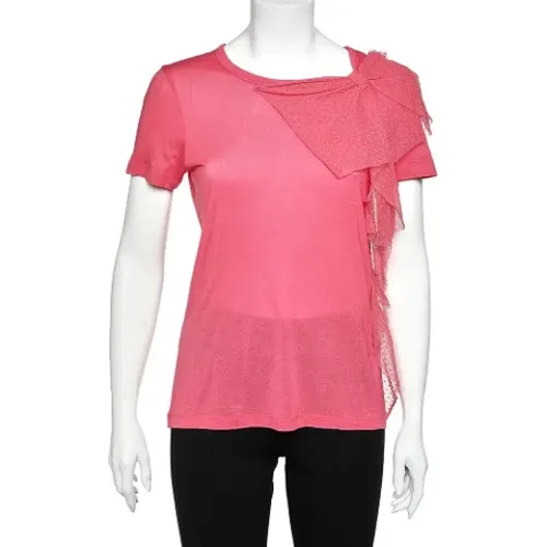 Pre-owned Tulle tops , female, Sizes: L - Valentino Vintage - Modalova