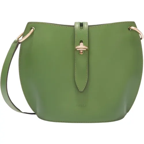 Mini Crossbody Eimer Tasche , Damen, Größe: ONE Size - Furla - Modalova