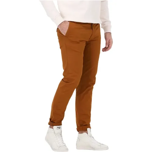 Slim-fit Herren Chino Hose , Herren, Größe: W29 L34 - Scotch & Soda - Modalova