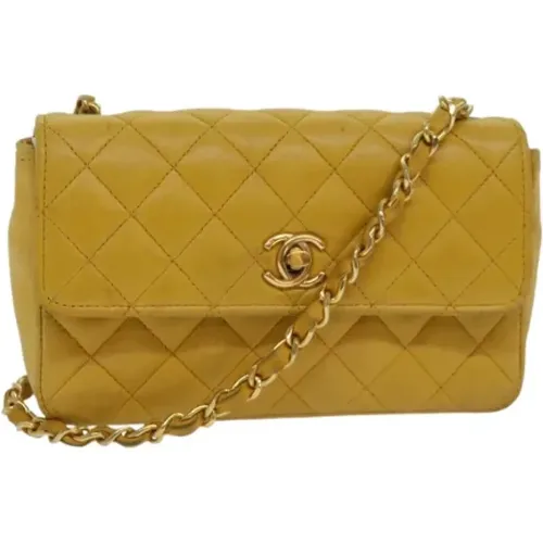 Pre-owned Leather chanel-bags , female, Sizes: ONE SIZE - Chanel Vintage - Modalova