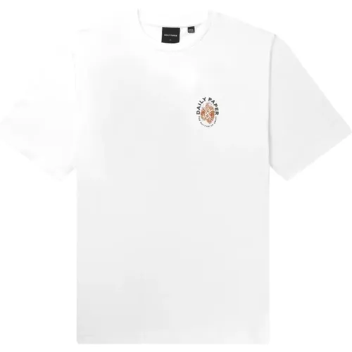 Timeless Short Sleeve T-shirt with Custom Print , male, Sizes: L, M - Daily Paper - Modalova