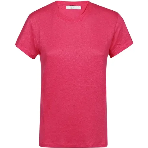 Stilvolles Fushia Third T-Shirt Damen , Damen, Größe: L - IRO - Modalova