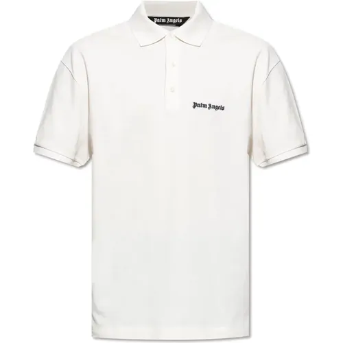 Polo mit gesticktem Logo - Palm Angels - Modalova