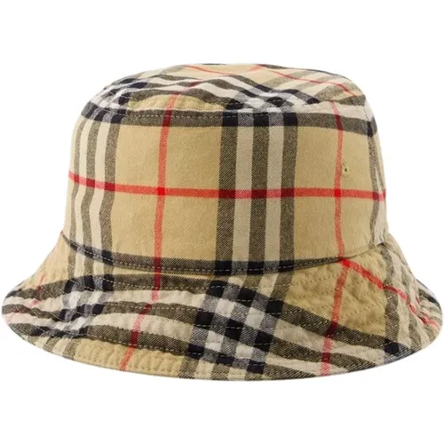 Classic Bucket Hat - - Cotton - Archive , male, Sizes: L, M, S - Burberry - Modalova