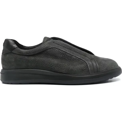 Italian Leather Sneakers with Rubber Sole , male, Sizes: 8 UK, 8 1/2 UK, 9 1/2 UK, 9 UK, 10 UK - Fratelli Rossetti - Modalova