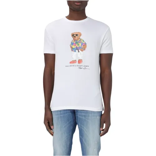 Polo Bear T-shirt , male, Sizes: L - Polo Ralph Lauren - Modalova