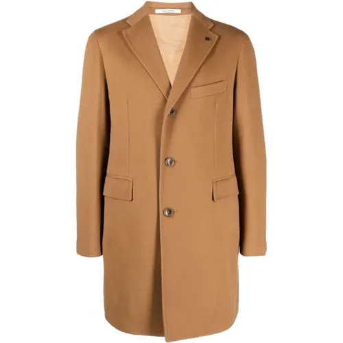 Wool Cashmere Coat , male, Sizes: M - Tagliatore - Modalova
