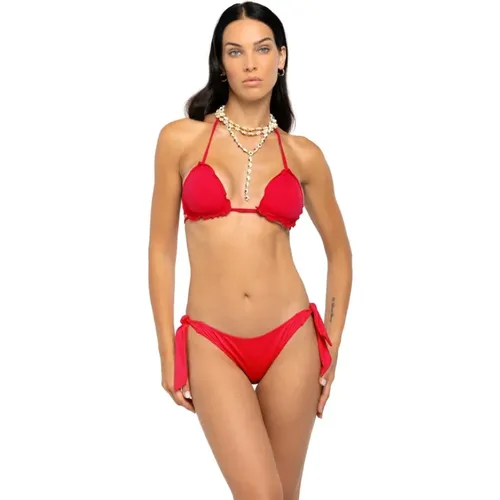 Triangle Bikini Set Austauschfarbe , Damen, Größe: M/L - 4Giveness - Modalova