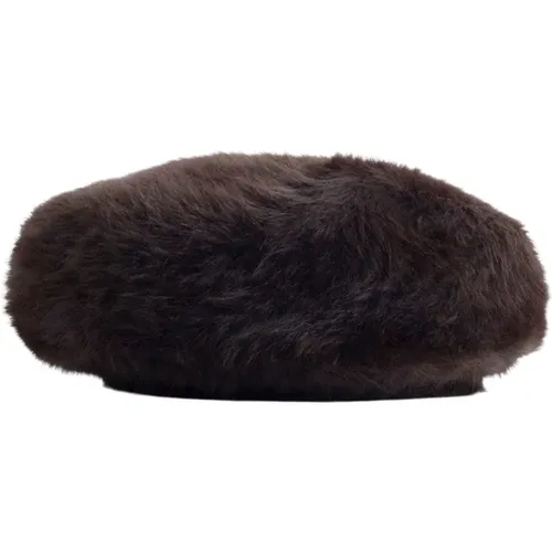 Unique Rabbit Fur Hat , unisex, Sizes: ONE SIZE - Horisaki - Modalova