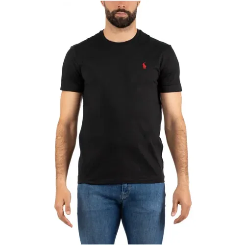 Herren Klassisches T-Shirt , Herren, Größe: L - Ralph Lauren - Modalova