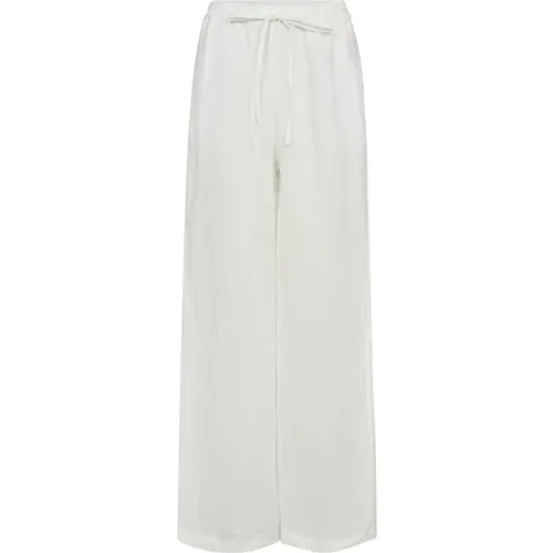 Loisecc Linen Long Pant , female, Sizes: XL, L, XS, S, M - Co'Couture - Modalova