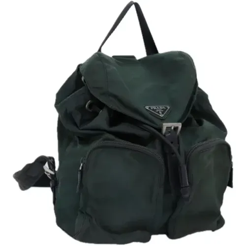 Pre-owned Nylon backpacks , female, Sizes: ONE SIZE - Prada Vintage - Modalova