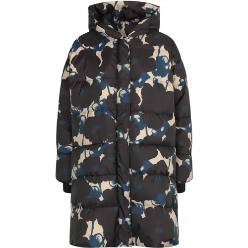 Quilted Jacket Moonlit Ocean Print , female, Sizes: S, M, XS, XL, L, 2XL - Masai - Modalova