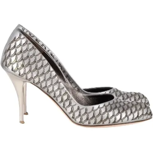 Pre-owned Leather heels , female, Sizes: 4 1/2 UK - Salvatore Ferragamo Pre-owned - Modalova